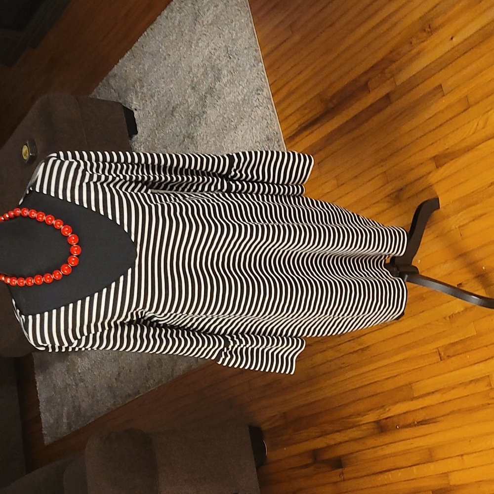 Black and white stripes Banana Republic Dress